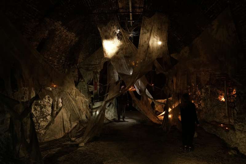 Ce qui me servait de boussole, bunker, ReBunker Collective, Varna (Bulgarie), exposition Memory Fragments, 2023, vue 16
