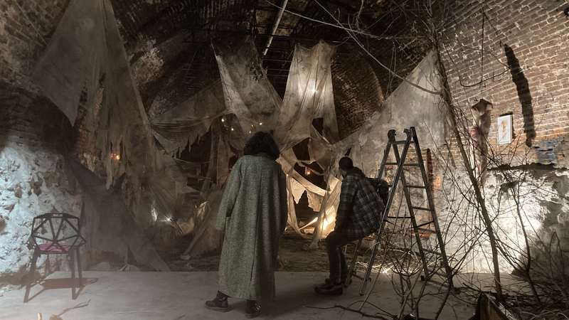 Ce qui me servait de boussole, bunker, ReBunker Collective, Varna (Bulgarie), exposition Memory Fragments, 2023, vue 19