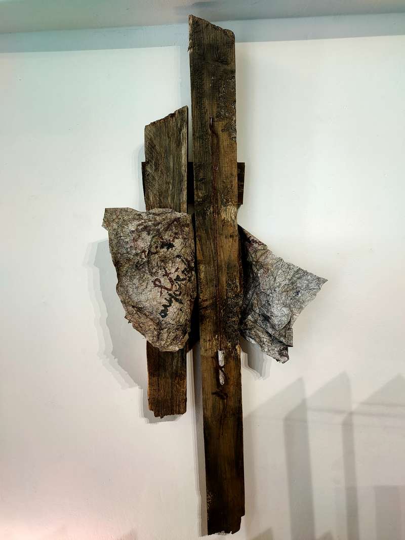 Croix, Ich liebe den Klang der Wellen, MerKunst Gallery (Allemagne), 2024, vue 2